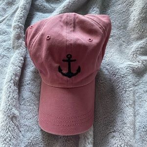 JCREW MENS ANCHORS AWAY VINTAGE ADJUSTABLE HAT.